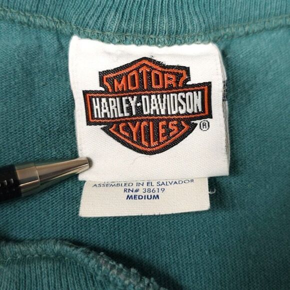Vintage Harley Davidson T Shirt Mens Size Medium Y2K St Croix New Richmond - Picture 5 of 6